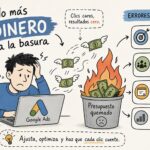 Errores en campañas de Google Ads que queman tu presupuesto